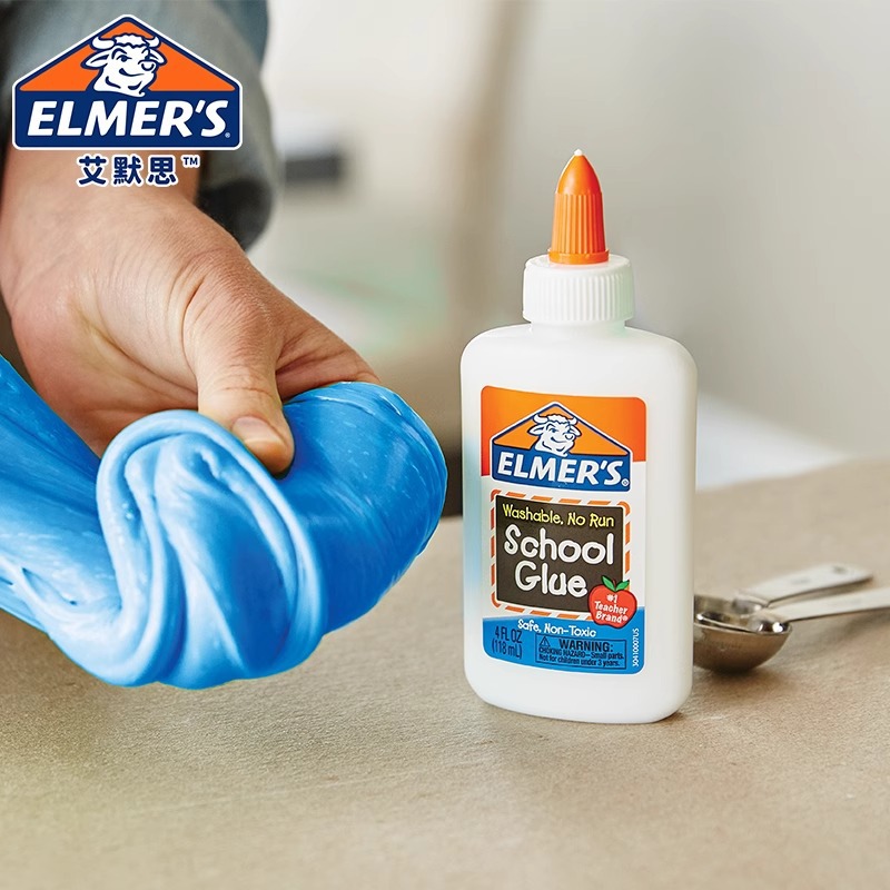 Emmers Elmers American Bull Head Gel Slime Multifuncional Hecho a mano Pegamento blanco Rompecabezas Pegamento líquido transparente Todopoderoso
