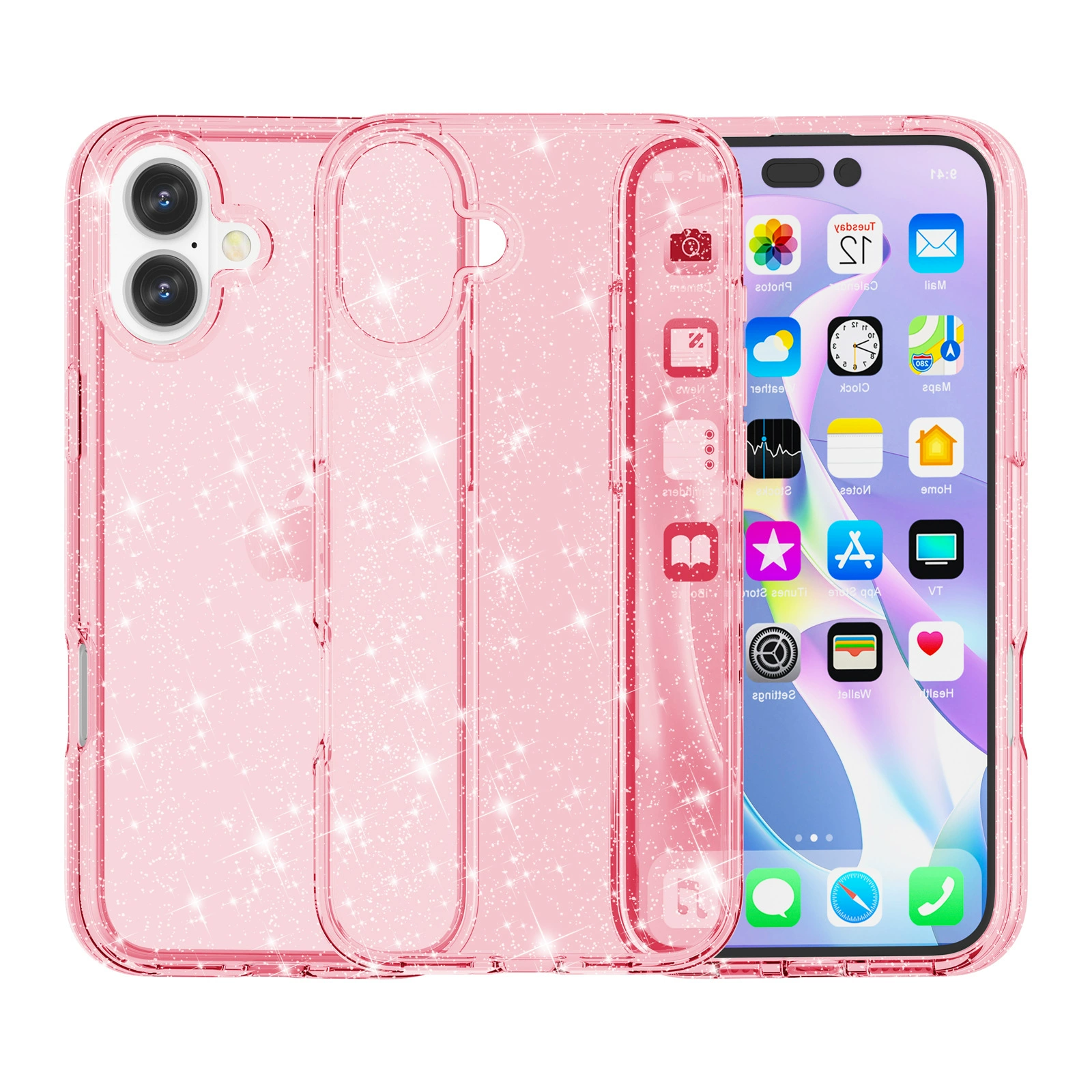Чехол совместимый с Apple iPhone 16, 16plus, fall protection