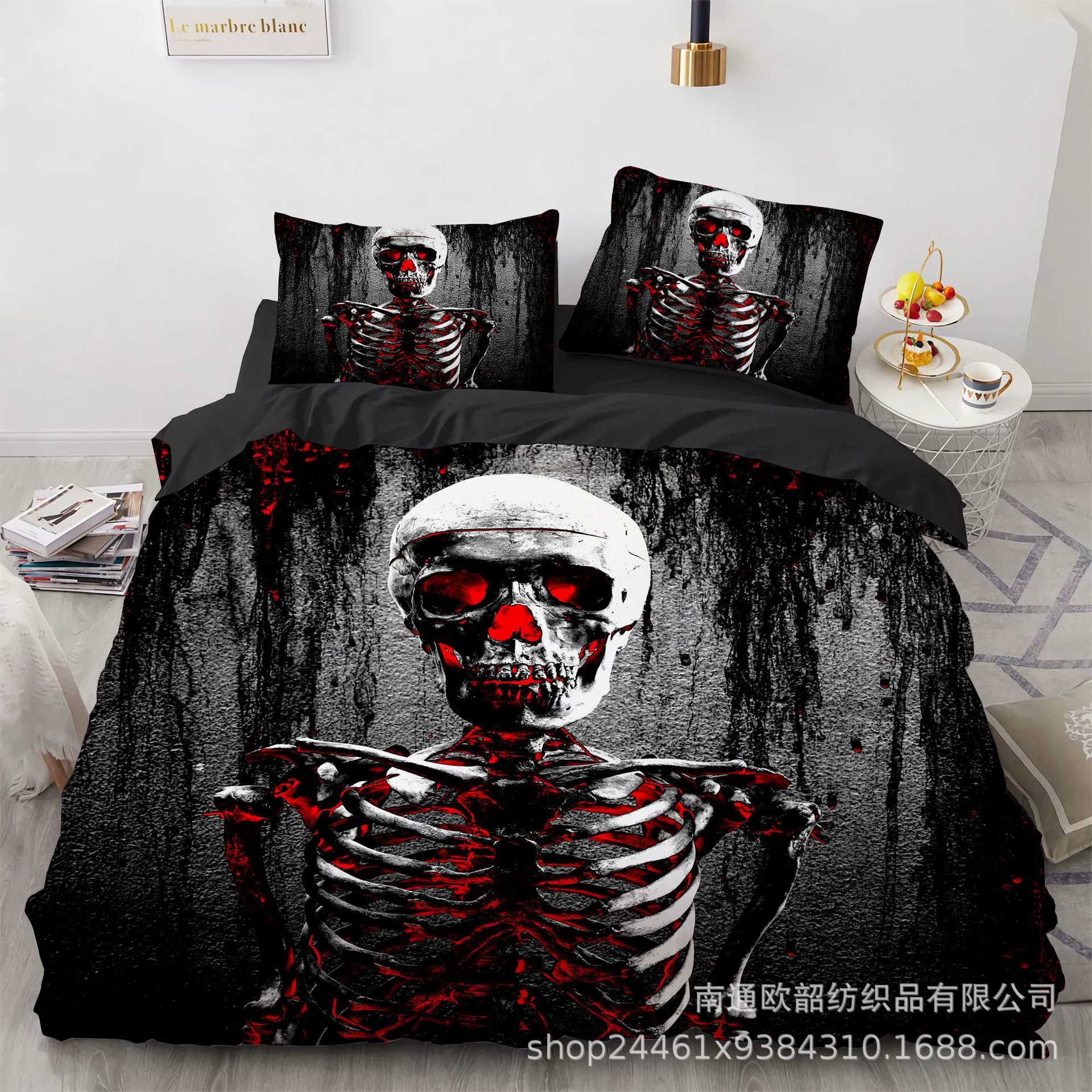 Set, bedspread, duvet cover, wish, Amazon, 3D, 3 piece set