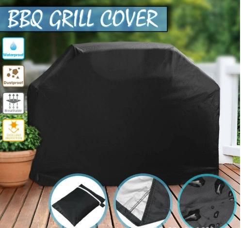 Cross -border hot -selling Bay Amazon explosion outdoor barbecue cover BBQ Cover 210D polyester sunscreen