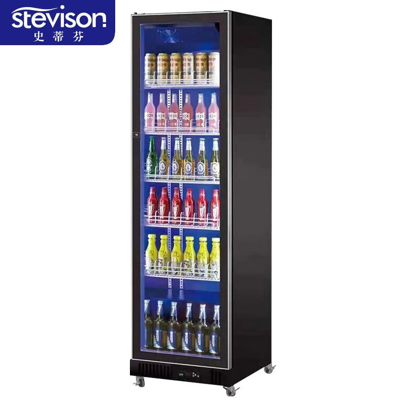 史蒂芬全屏风冷款商用展示柜冷藏柜保鲜柜商用饮料展示柜