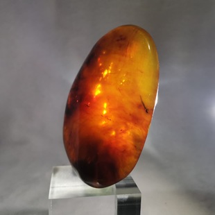 Baili Ji Billion Years Pure Natural Brown Amber Brown Pepper Natural Amber Jewelry Raw Materials Festive Gifts