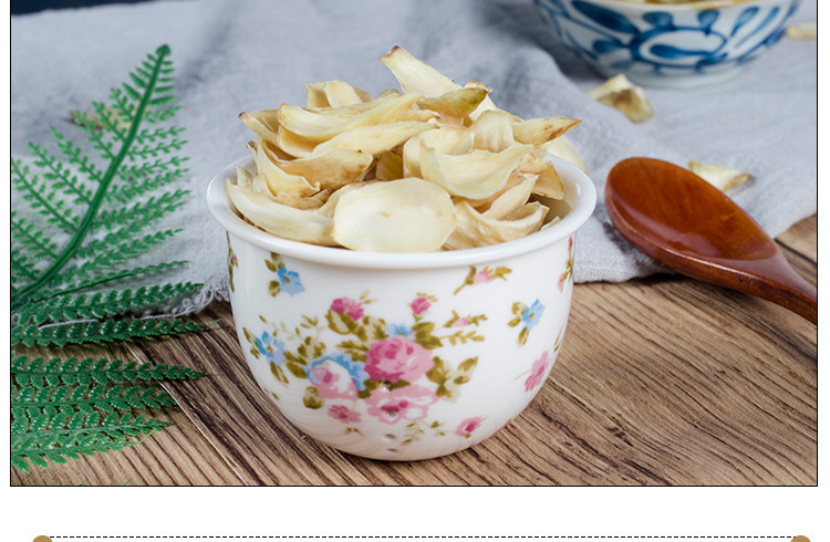 Dried Lily Bulb Bai He 500g Natural Sulfur-Free Edible Gansu Sweet Lily Bulb Slices for Tea Soup and Congee specifications