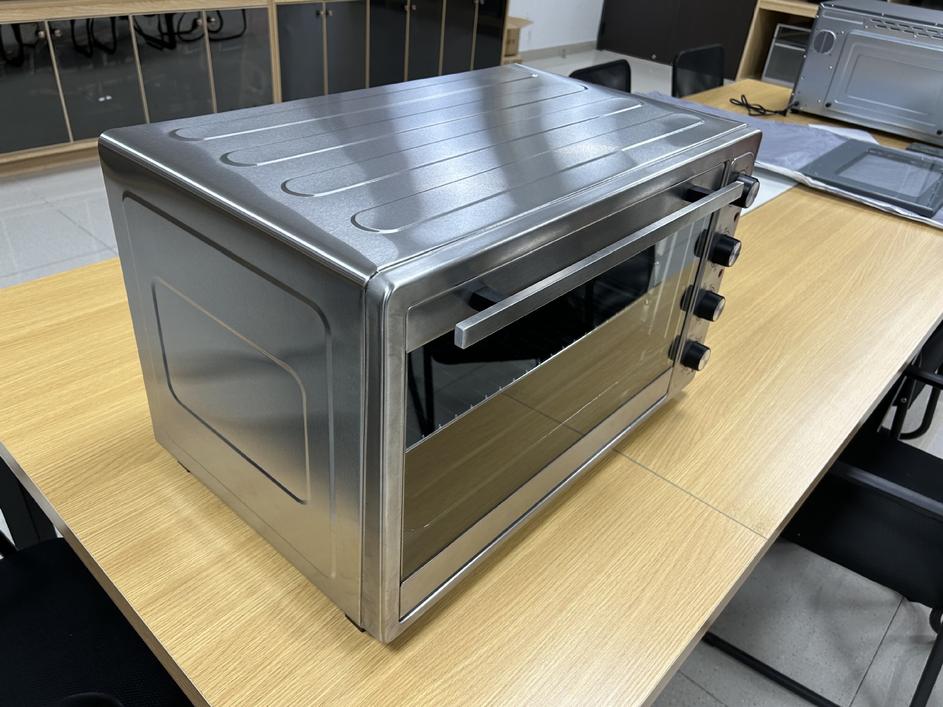 80L horno multifuncional de pantalla mecánica horno eléctrico doméstico de comercio exterior horno de gran capacidad KS75