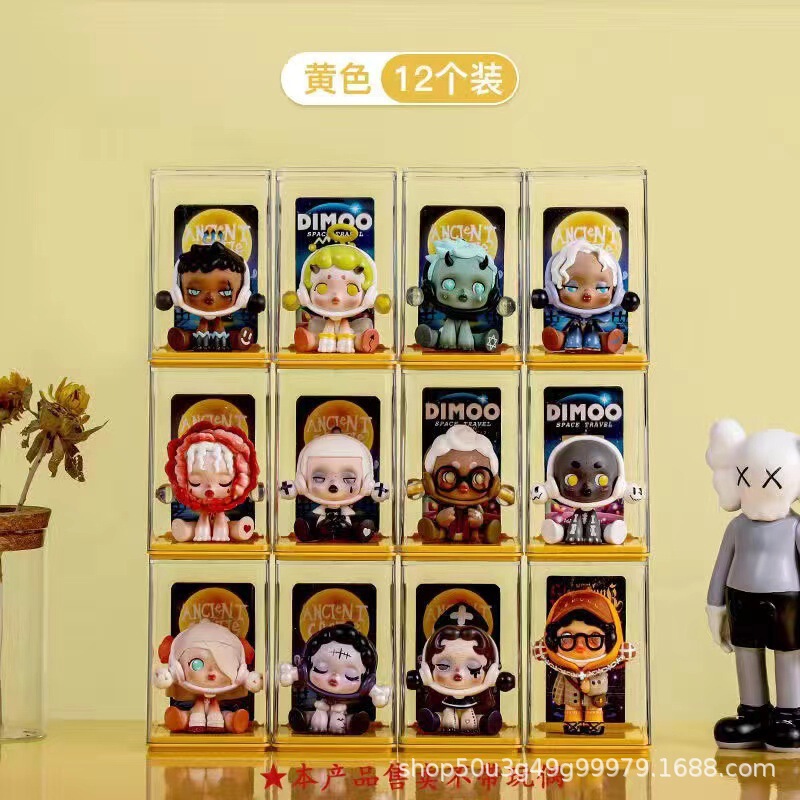 ブラインドボックス収納展示棚透明アクリル単一キャビネット手作り収納ボックスバブルマット防塵展示ボックス|undefined