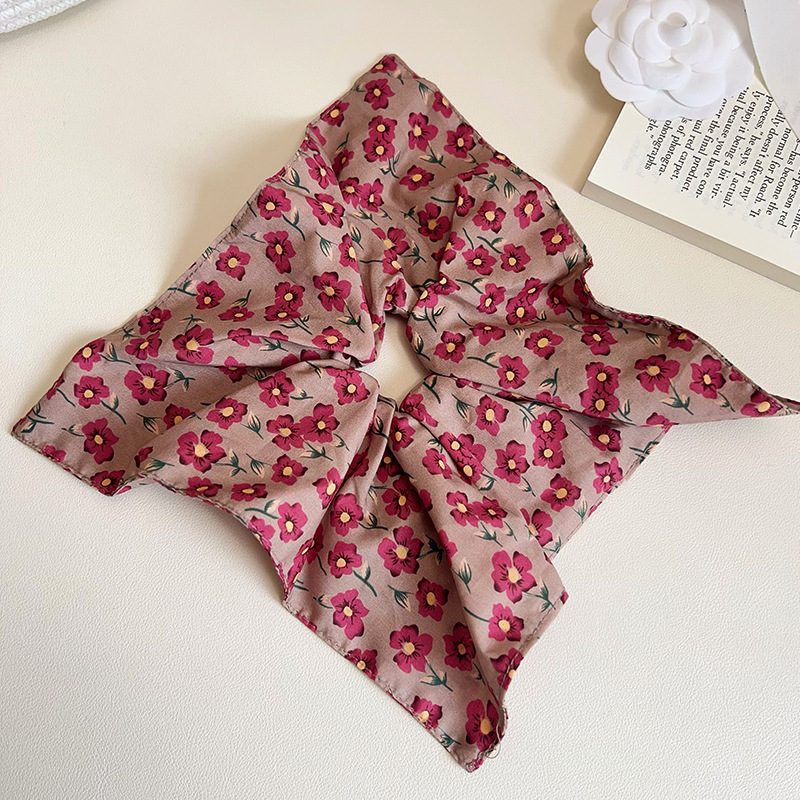 Women's Gender Pastoral Women's Flower Cloth Hair Tie