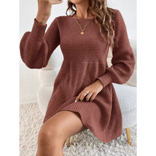 P 61766 Knit waist slim dress ��֯��������ȹ�羳����ͨ��