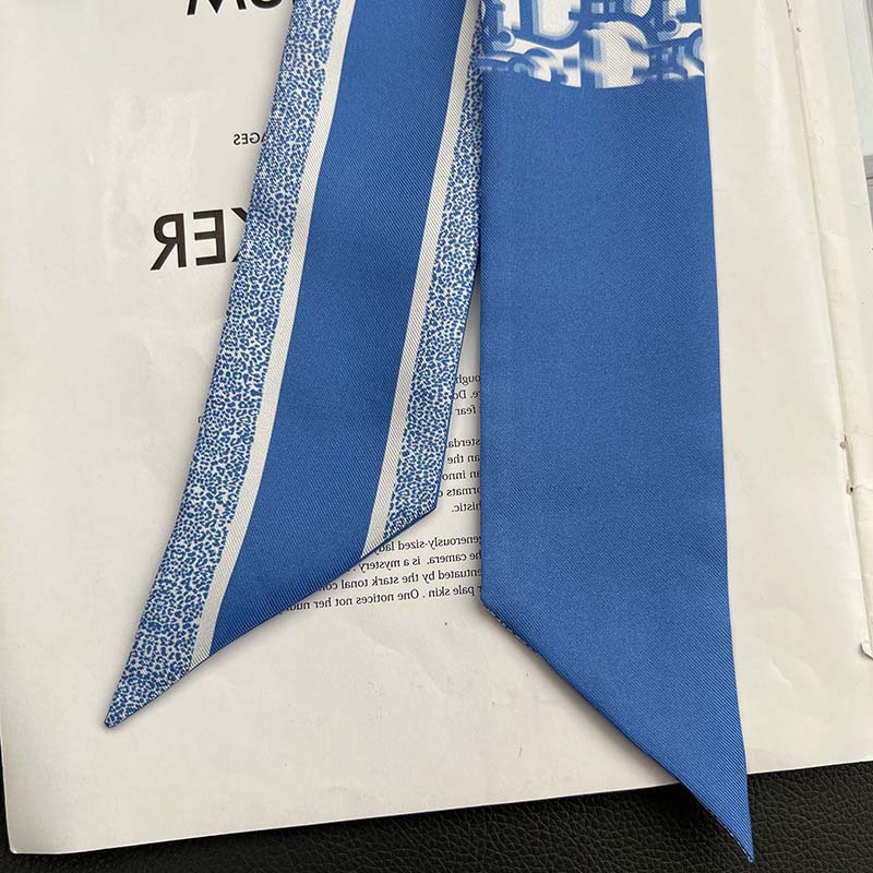 D versión alta 18 mm bufandas de seda cinta cinta delgada correa de pelo larga decoración pequeña bufandas animales de la selva H