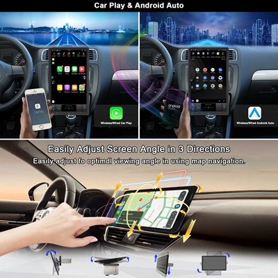 Car Convenient GPS Navigation screen electric rotating central control