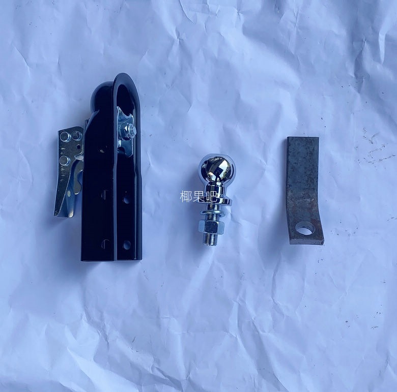 DIY four-wheel go-kart and ATV accessories, modified trailer chassis ball head, rear trailer equipment connector