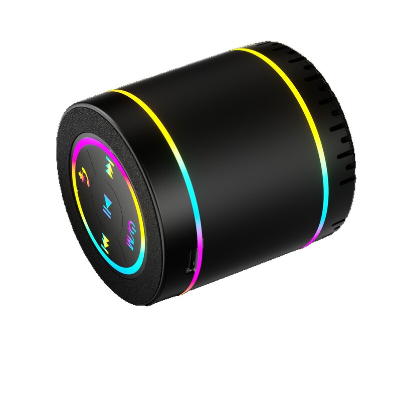 屋外ミニbluetooth小型スピーカーAIスマート音声携帯LED呼吸灯デスクトップ音響プレゼントサブウーファ|undefined