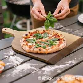 相思木披萨板厨房切菜砧板带手柄芝士奶酪板熟食水果板牛排盘