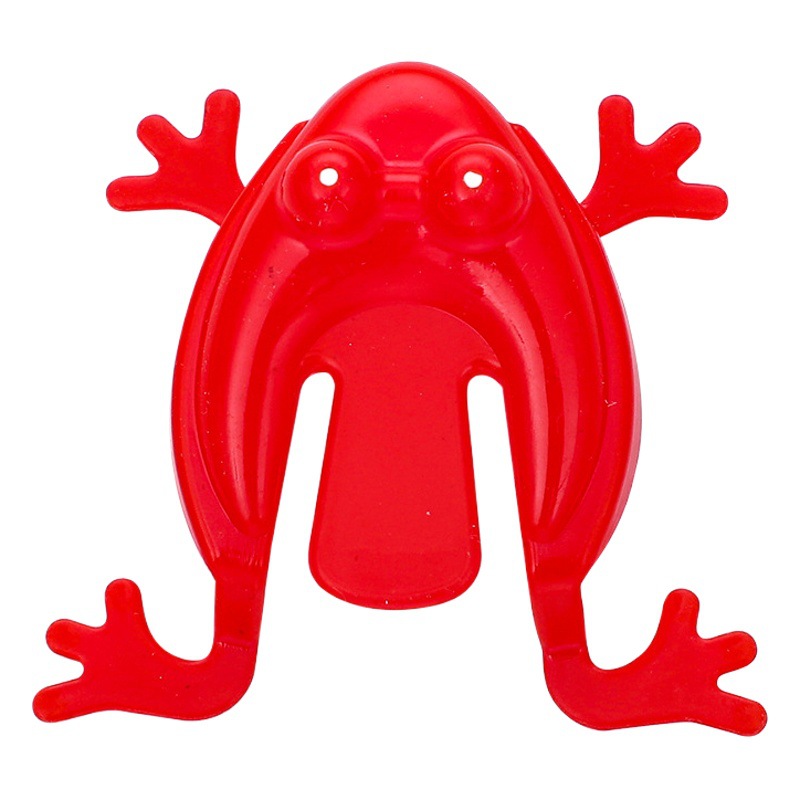 Plastic Bounce Little Frog Jumping Frog Children's Educational Toys Classic Nostalgic Naughty Frog Solitary and Widowed Stall for Men and Women
