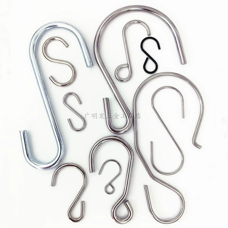 Крючок Железный крючок Размер крюка Железный крюк из нержавеющей стали S Крюк Металлический S Крюк Сплошной железный крюк