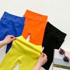 男女童寶寶夏季2023新款輕薄不起球百搭瑜伽褲時尚百搭短褲衣