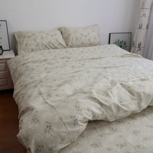 3OBR批发纯棉印花棉布全棉100小清新温馨床单被套枕套唯美简约单