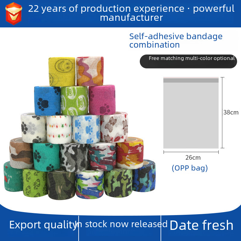 Self-adhesive elastic bandage