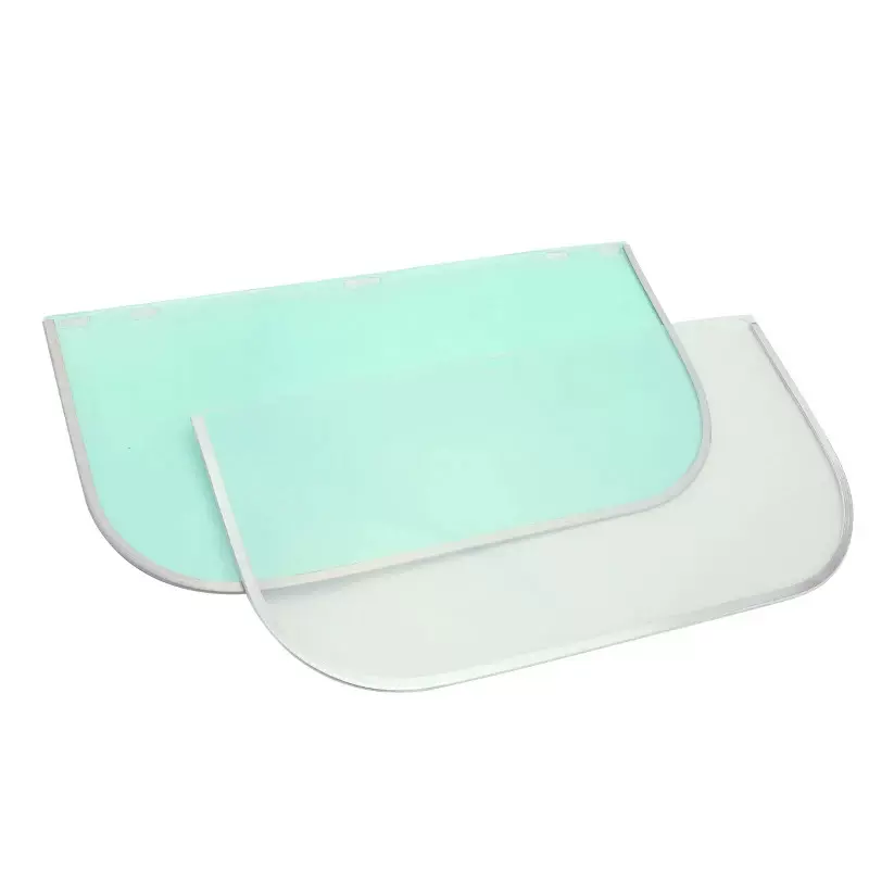 跨境铝合金架透明面屏耐高温打磨防冲击防飞溅铝包边PVC防护面罩