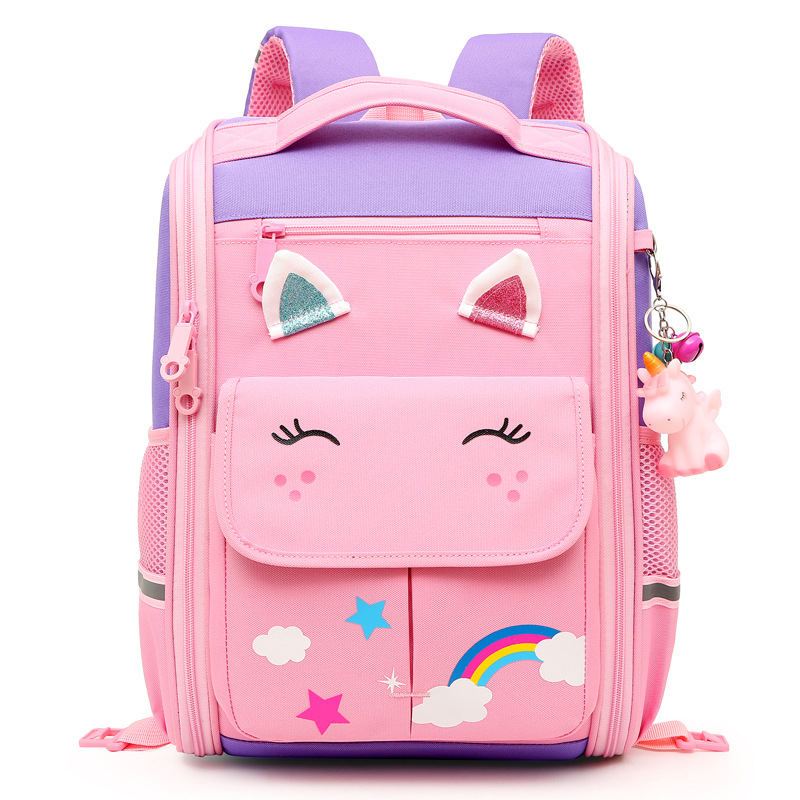 Mochila escolar con ruedas para niñas de primaria, mochila infantil, mochila plegable de dibujos animados de alta gama para estudiantes de quinto grado, mochila con ruedas para estudiantes de primaria, venta al por mayor