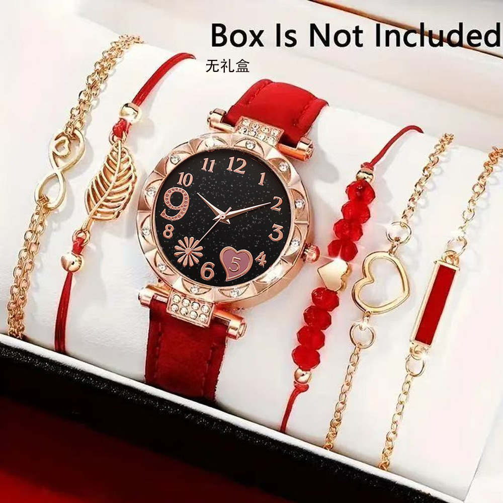 Fireworks leaf set red