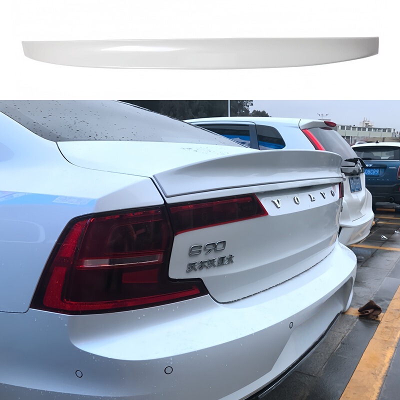 Suitable for 2017-2024 Volvo S90 Rear Spoiler, Volvo S90L Modified Special No-Drill Spoiler Suitable for 2017-2024 Volvo S90 Rear Spoiler, Volvo S90L Modified Special No-Drill Spoiler