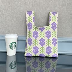 包包女小眾設計薰衣草花針織包包百搭編織手提包手拎包托特包女包