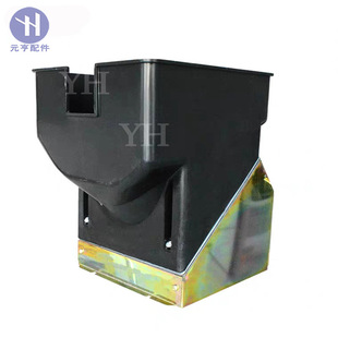 24V eight-hole motor black plastic bucket new hair big coin return game machine accessories coin return machine coin counting device