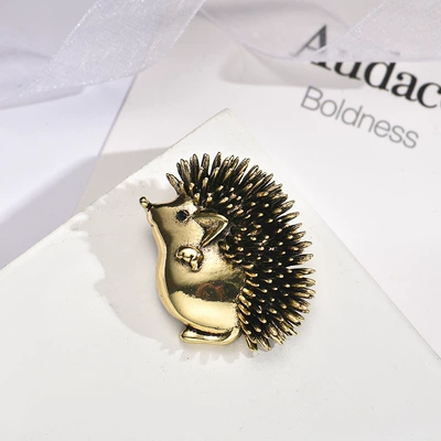 Creative Enamel Hedgehog Brooch Yaxa sancaqları - b3-2-5922