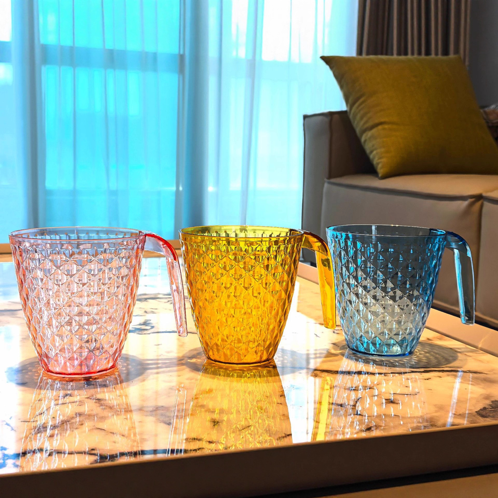 Bicchiere da bagno in plastica portaspazzolino per coppie_voghion.com