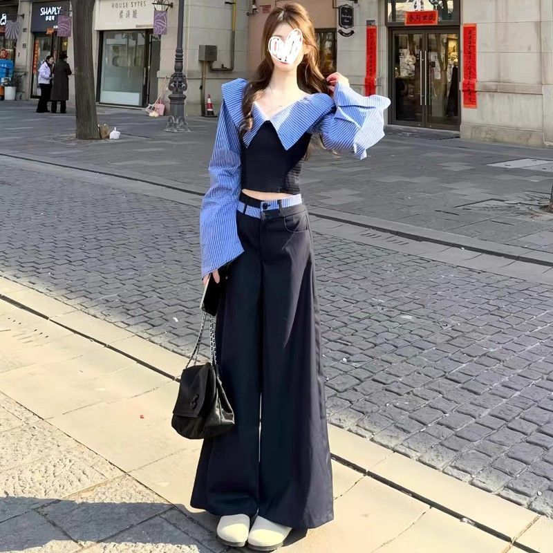 春季设计感小众chic韩系套装女2025新款感开春气质穿搭一整套|undefined