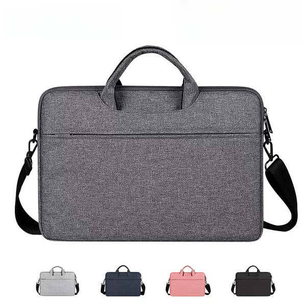 Wholesale one-shoulder laptop bag waterproof briefcase 131415.6-inch men and women printed logo