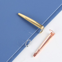 量大价优不锈钢笔夹 直径8mm精致五金夹子 钢笔圆珠笔配件