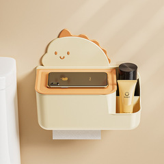 かわいい風のトイレのティッシュの箱はシンプルです。