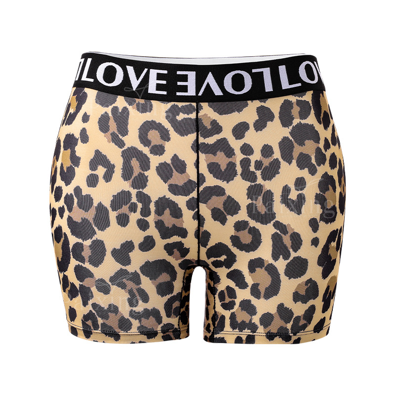 Light skin color leather leopard print