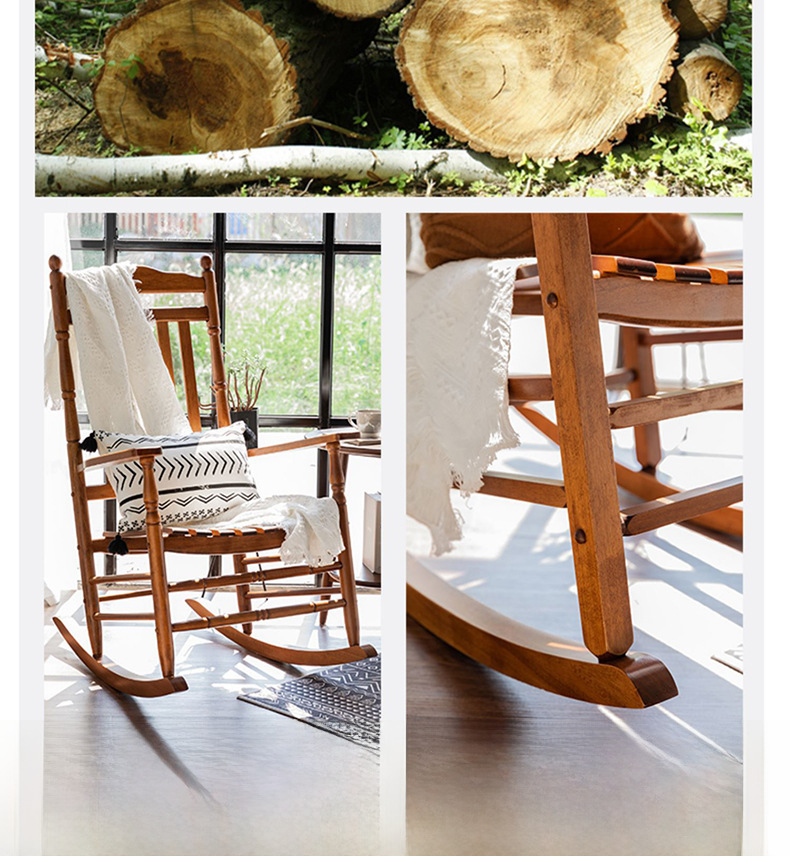 Outdoor Rocking Chair - White