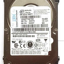 IBM 73G 10K 2.5寸 SAS服务器硬盘 39R7366 26K5777 26K5657