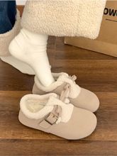 复古加绒休闲鞋女2025冬季新款潮流百搭时尚加绒加厚保暖