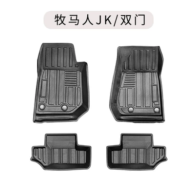 JK/JL4xe/Gladiator Wrangler | Modelə uyğun ayaqaltı - 2007-2017-wrangler-jk-two-door-floor-mats-left-hand-drive
