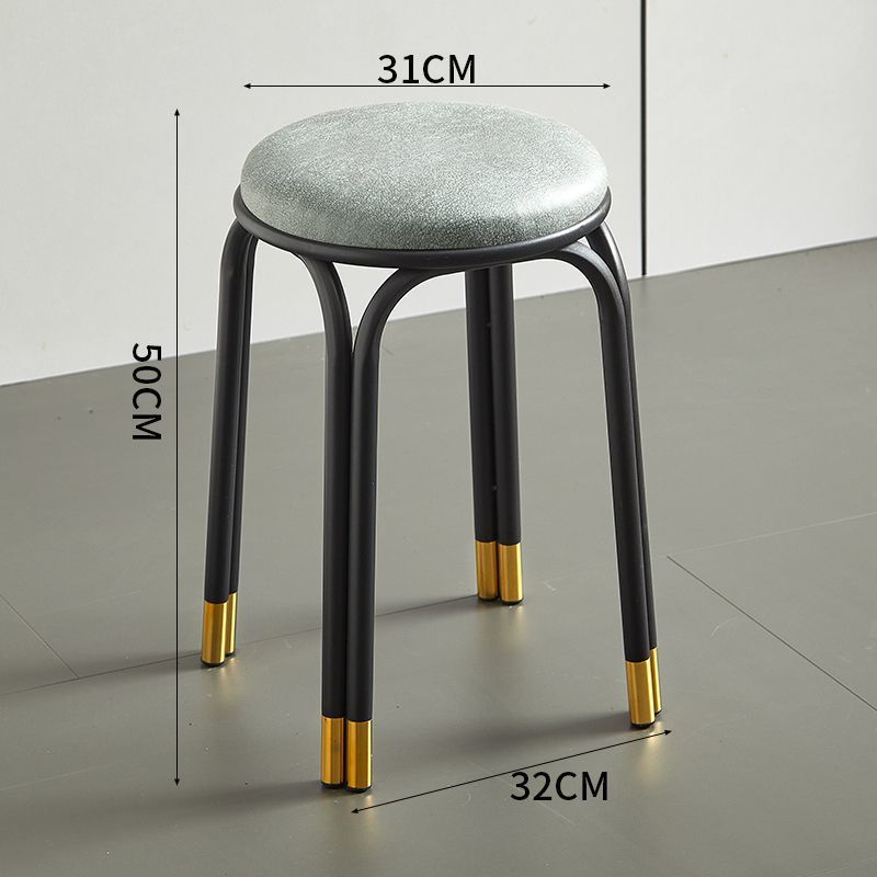 짙은 녹색 테크놀로지 가죽 표면 [높이 50cm - 양다리와 네발이 안정적] ◁ 추천상품