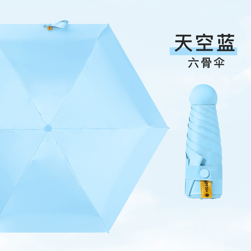 두꺼운 검은 접착제 6 뼈 스카이 블루