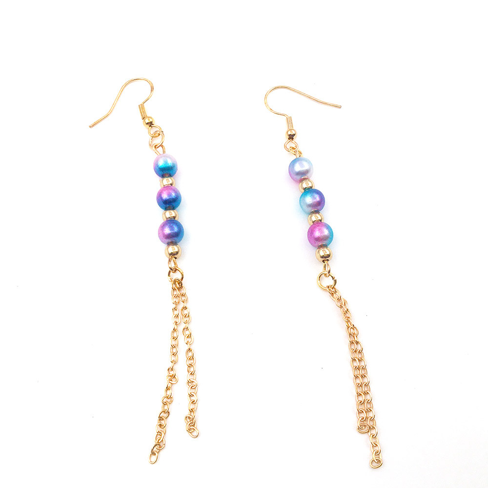 100 oil-sealed and color-preserving CCB beads, round beads, square beads, five-pointed star heart diy handcrafted bead material accessories pic 12