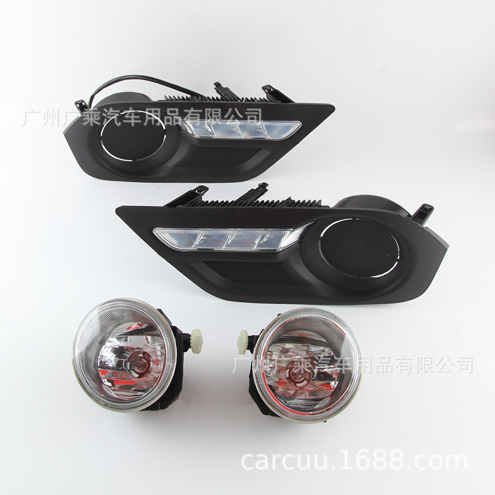 Aplicable a 50 Bell 2015-16 Luz de marcha diurna luz antiniebla Mu-X con dirección LED Luz de marcha diurna modificación image 5