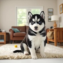 纯种哈士奇活体幼犬雪橇犬宠物犬大型犬工作犬批发二哈小狗活物狗