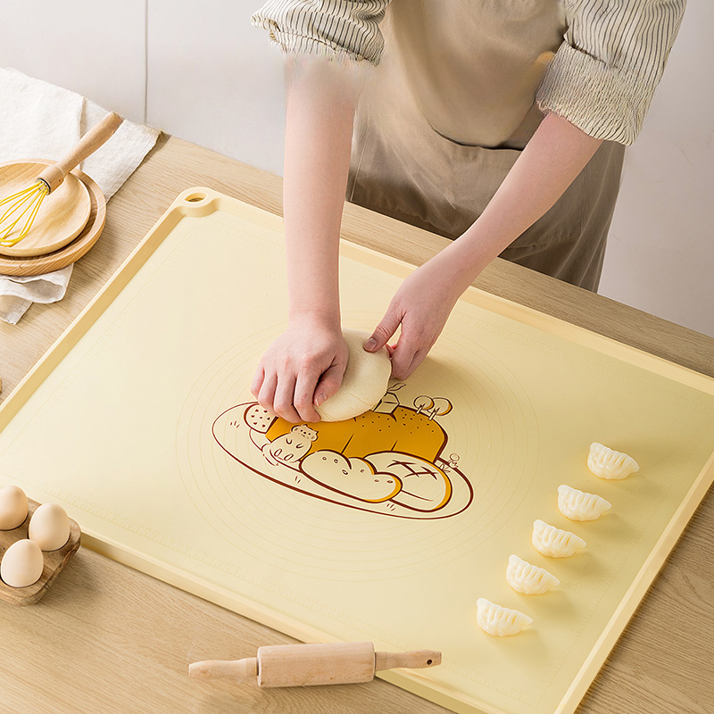 [Cute Food-grade Silicone Kneading Mat Practical Thickened]