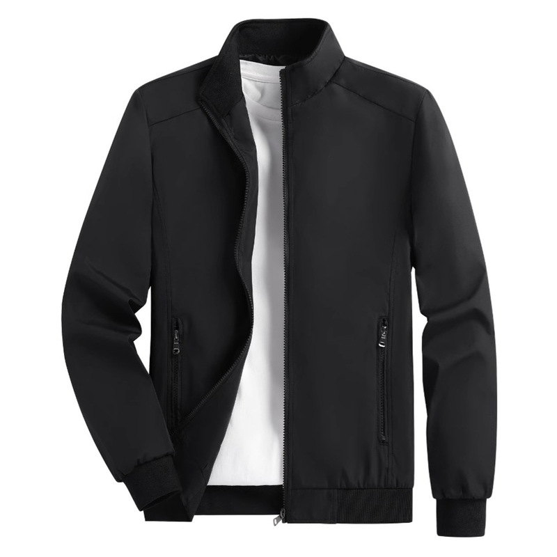 Cross-Border European Size 2025 Spring Trendy New Business Tops Executive Spring and Autumn Jackets Casual Men's Jackets Large Size Men