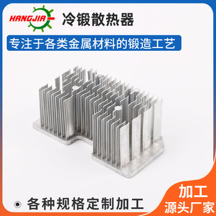 Aluminum Profile Cold Forging Radiator Custom Manufacturer Led Lighting Forging Radiator Downlight Car Aluminum Cold Section Radiator