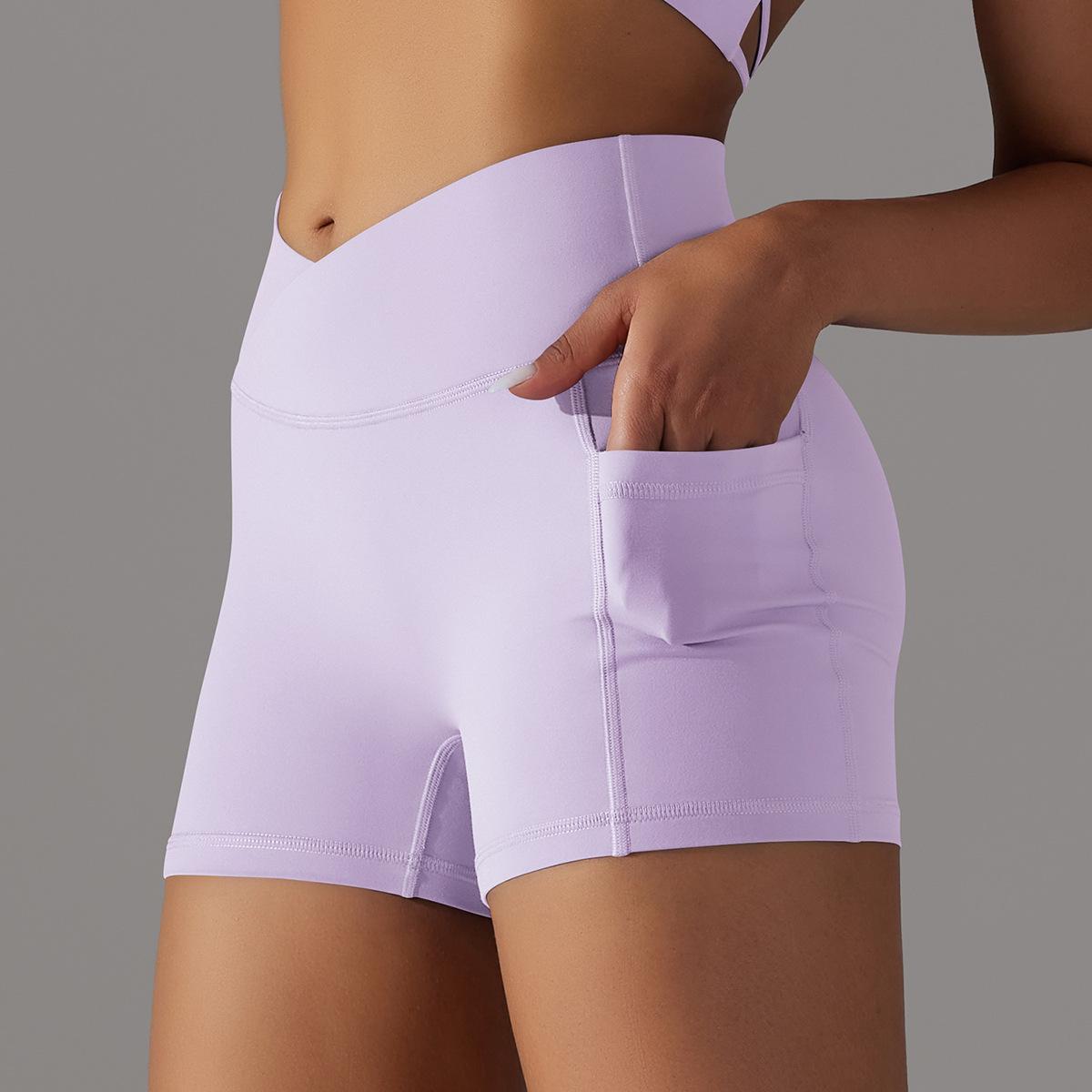Simple Style Sports Solid Color Nylon Active Bottoms Shorts display picture 67