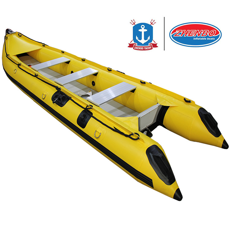 Manufacturer Canoe Kayak fishing boat rubber boat FRP inflatable boat fire rescue inflatable boat