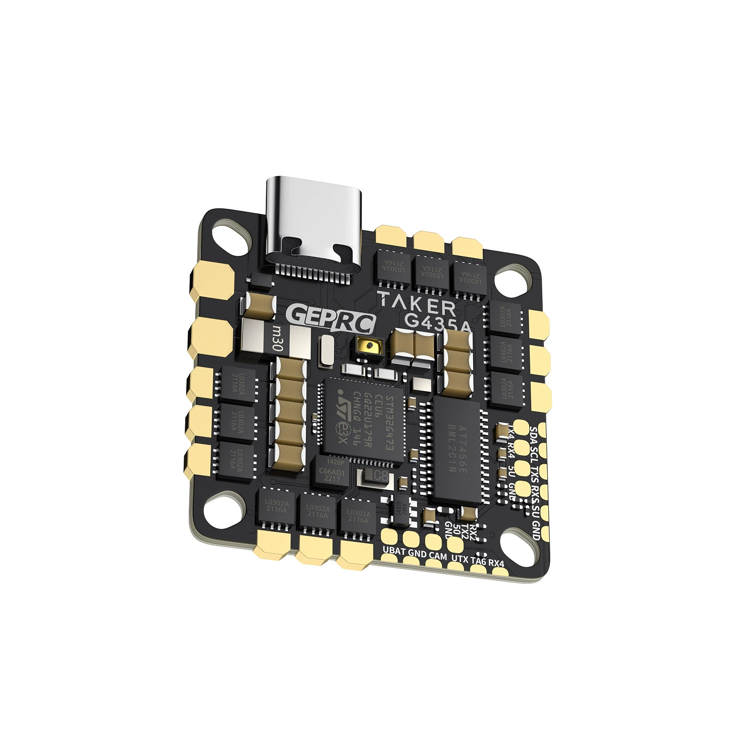 GEPRC Gepu Taker G4 35A AIO Flying Control Compatibility Pole Pole высокопроизводительная основная плата Cross-board FPV