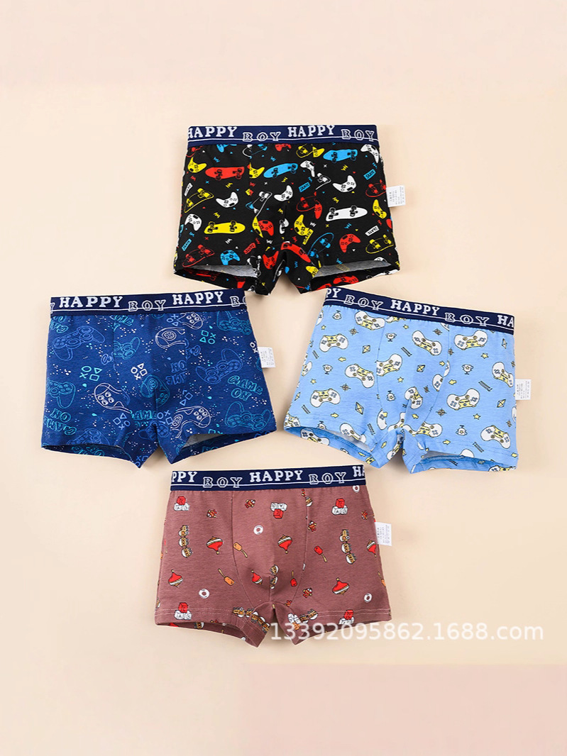 cotton children's summer thin underwear for boys